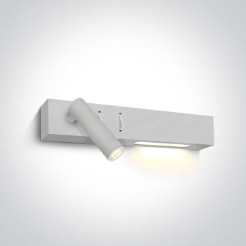 One Light Reading Spots 65146/W/W Zidna svjetiljka 1x3W|1x6W/LED 3000K 480lm IP20