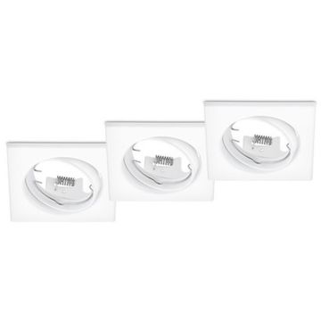 Trio JURA 650000331 Ugradbeno downlight svjetlo 3x15w/gu10 ip20