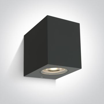 One Light Outdoor Cube 67142H/AN Zidna svjetiljka 1x6W/GU10 IP65