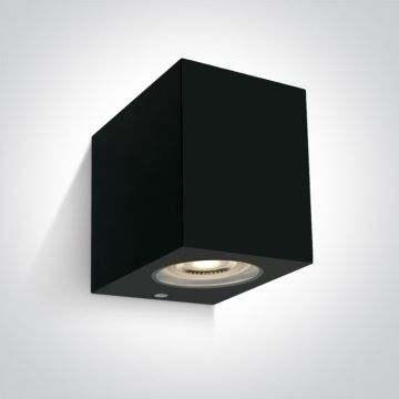 One Light Outdoor Cube 67142H/B Zidna svjetiljka 1x6W/GU10 IP65