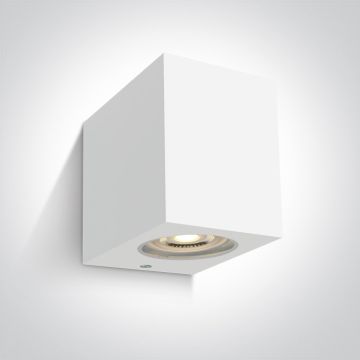 One Light Outdoor Cube 67142H/W Zidna svjetiljka 1x6W/GU10 IP65
