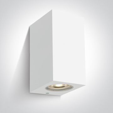One Light Outdoor Cube 67142K/W Zidna svjetiljka 2x6W/GU10 IP65