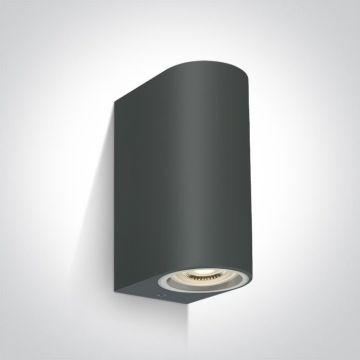 One Light Outdoor Cylinders 67142G/AN Zidna svjetiljka 2x6W/GU10 IP65