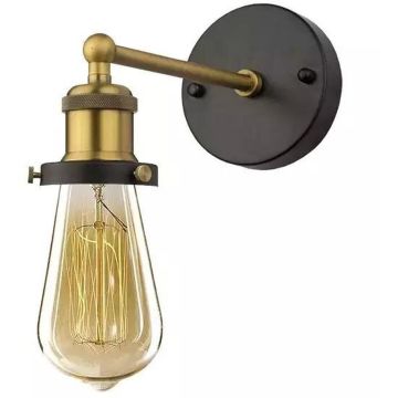 Altavola Design NEW YORK LOFT LA001/W_brass Zidna svjetiljka 1x40W/E27 IP20