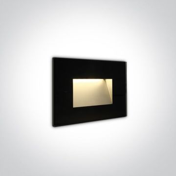 One Light The Glass Face 68076/B/W Ugradbena step svjetiljka 1x3W/LED 3000K 200lm IP65