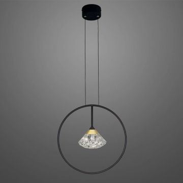 Altavola Design Tiffany LA059/P_black Visilica 1x3W/LED 3000K 180lm IP20