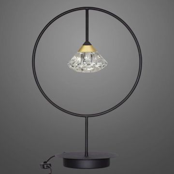 Altavola Design Tiffany LA059/T_black Stolna svjetiljka 1x3W/LED 3000K 180lm IP20