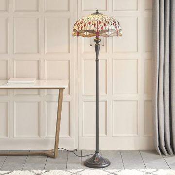 Endon DRAGONFLY BEIGE 70940 Podna svjetiljka 2x60W/E27 IP20