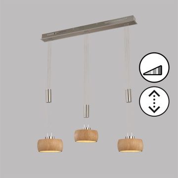 Fischer&Honsel SHINE-WOOD 61073 Visilica 3x9W/LED 2700K 2900 lm IP20