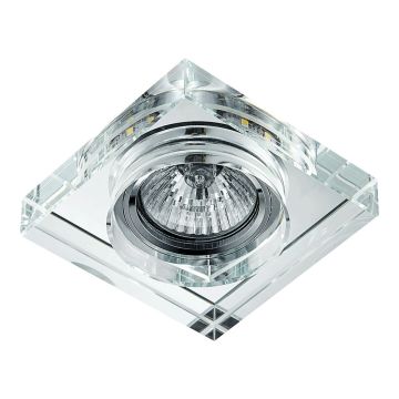 Prezent ELEGANT DOUBLE LIGHT 71105 Ugradbeno downlight svjetlo 1x50W/GU10|1x3W/LED 380lm IP20