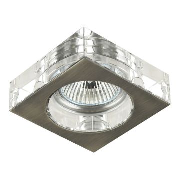 Prezent ELEGANT GLASS FIX 71009 Dekorativni downlight 1x50W/GU10 IP20