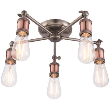 Endon HAL 76336 Stropna svjetiljka 5x40W/E27 IP20