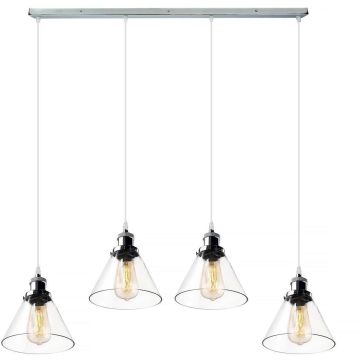 Altavola Design NEW YORK LOFT LA034/CL4_chrom Visilica 4x40W/E27 IP20