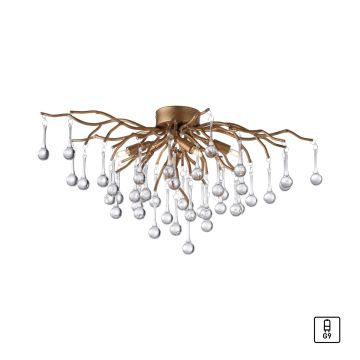 Paul Neuhaus ICICLE 8090-11 Plafonjera 4x40W/G9 IP20
