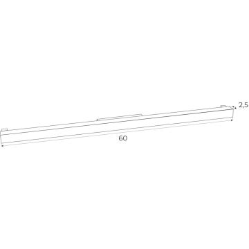Maxlight MAX M0002N Šinski reflektor 1x17w/led 3000k 637lm ip20