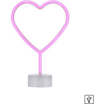 Paul Neuhaus NEON-HERZ 85028-87 Zidna svjetiljka 1x1W/LED multikolor 1lm ip20