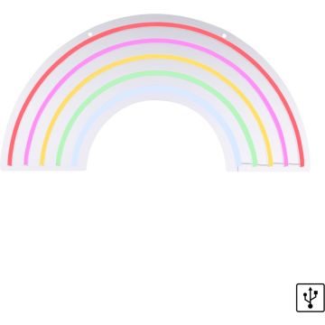 Paul Neuhaus NEON-RAINBOW 85024-70 Zidna svjetiljka 1x10,5W/LED multikolor 9lm ip20