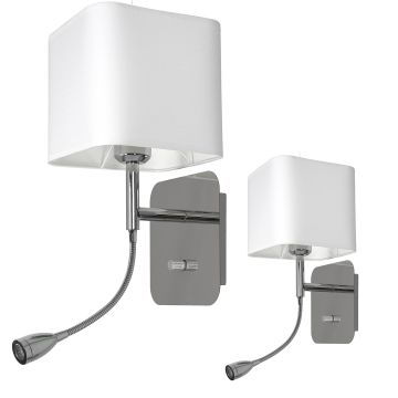 Milagro NAPOLI ML63600 Zidna svjetiljka 1xE27+ 1W LED 4000K 90LM IP20