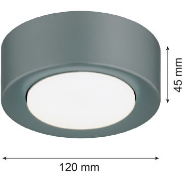 Argon ELORA 8917 Stropna svjetiljka 1x12W/GX53 ip20