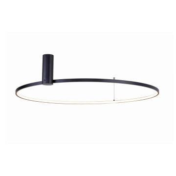 Zuma Line HORIK 89429-90BK Stropna svjetiljka 1x40W/LED 3000K|4000K|6000K 4400lm IP20