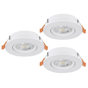 Eglo BARRANCO 902262 Ugradbeno downlight svjetlo 3x4.5W/LED 2700K, 4000K, 6500K 3X450lm ip20