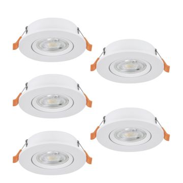 Eglo BARRANCO 902263 Ugradbeno downlight svjetlo 5x4.5W/LED 2700K, 4000K, 6500K 5X450lm ip20