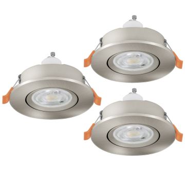 Eglo BARRANCO GU10 902259 Ugradbeno downlight svjetlo 3x4.5W/GU10 ip20