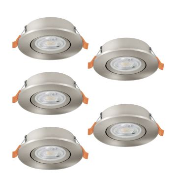 Eglo BARRANCO 902269 Ugradbeno downlight svjetlo 5x4.5W/LED 2700K, 4000K, 6500K 5X450lm ip20