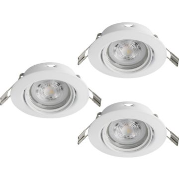 Eglo FAVAZZINA 901756 Ugradbeno downlight svjetlo 3x4w/gu10 2700k ip20