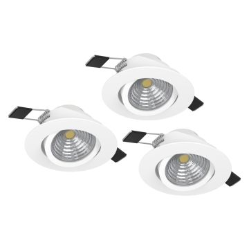 Eglo SALICETO 900745 Ugradbeno downlight svjetlo 3x6W/LED 2700K 1350lm IP20