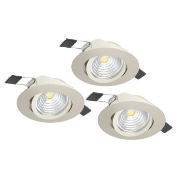 Eglo SALICETO 900746 Ugradbeno downlight svjetlo 3x6W/LED 2700K 1350lm IP20