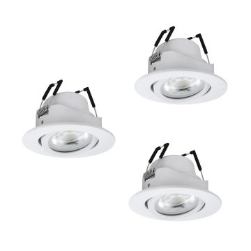Eglo SALICETO-Z 902286 Ugradbeno downlight svjetlo 3x4.9W/LED 2700-6500K 3X490lm ip20