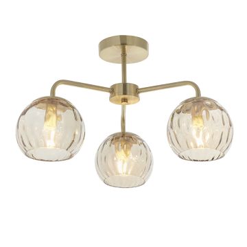 Endon DIMPLE 91968 Stropna svjetiljka 3x25W/E14 IP20