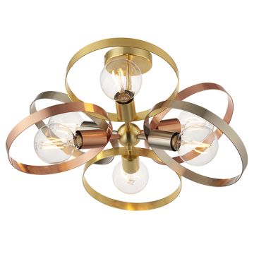 Endon HOOP 91935 Stropna svjetiljka 6x40W/E27 IP20
