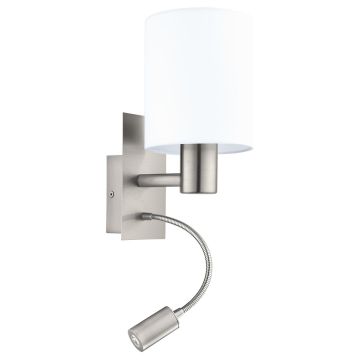 Eglo PASTERI 96477 Zidna svjetiljka 1x40W/E27 + 1X3,5W/LED 380LM