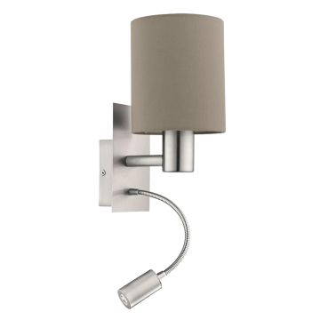 Eglo PASTERI 96478 Zidna svjetiljka 1x40W/E27 + 1X3,5W/LED 380LM