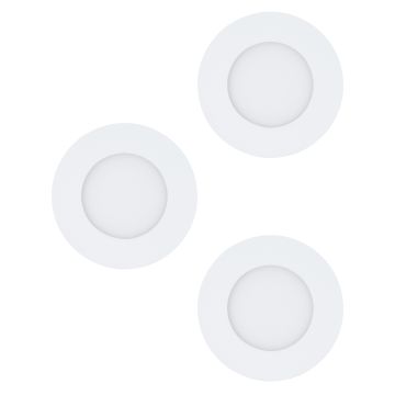 Eglo FUEVA 98633 Ugradbeno downlight svjetlo 3x2,8W/LED 3000K 1050lm IP20/IP44