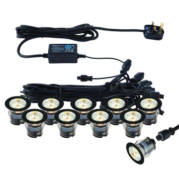 Endon IKONPRO 99765 Svjetiljka za ulaz 10x0.75W/SMD 4014 3000K|4000K IP67