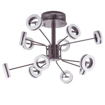 Italux METIS AX16002-12A COFFEE Stropna svjetiljka 12x4,8W/LED IP20