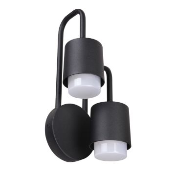 Italux SORANO C49-2/BK-9 Zidna svjetiljka 2x6W/LED 1550LM IP44