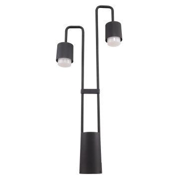 Italux SORANO C49/80/BK-9 Stojeca svjetiljka 2x6W/LED 1500LM IP44