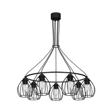Milagro DON BLACK MLP752 Luster 7x60W/E27