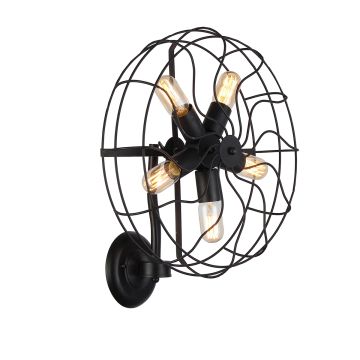 AZzardo FAN WALL AZ1349 Zidna svjetiljka 5x60W/E27 IP20