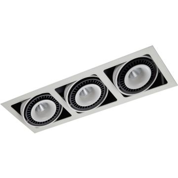 Italux ALESSO GL7116-3-54W-WH+BL Ugradbeno downlight svjetlo 3x54W/LED 3000K 4100LM IP20
