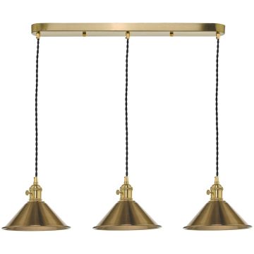 Dar Lighting HADANO HAD3640-01 Visilica 3x40W/E14