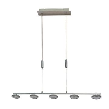 Italux MARLEY HD-352ML-05-9051B CH Visilica 5x5W/LED