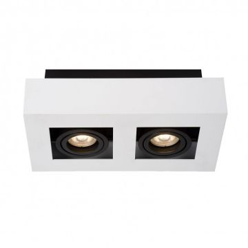 Italux CASEMIRO IT8001S2-WH/BK Natkriveno downlight svjetlo 2x50W/GU10