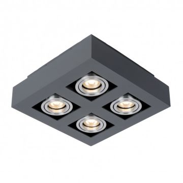 Italux CASEMIRO IT8002S4-BK/AL Natkriveno downlight svjetlo 4x50W/GU10