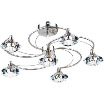 Dar Lighting LUTHER LUT0646 Stropna svjetiljka 6x40W/G9