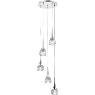 Dar Lighting LYALL LYA0550 Visilica 5x40W/G9